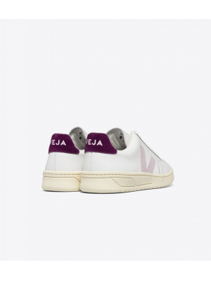 VEJA V 12 LEATHER W´SHOE WHITE/PARME/MAG