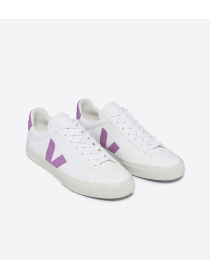 VEJA CAMPO CHROMEFREE SHOE WHT/MULBERRY