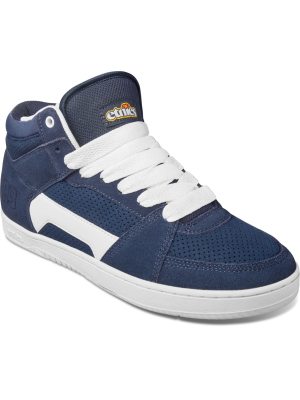 ETNIES MC RAP HIGH SHOE NAVY/WHITE