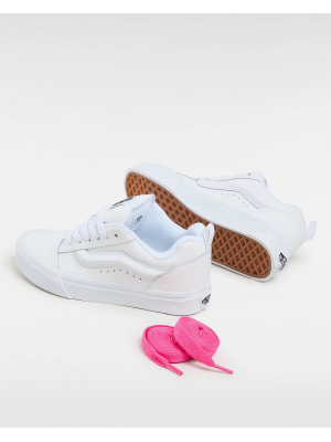 VANS KNU SKOOL SHOE LEATHER WHITE